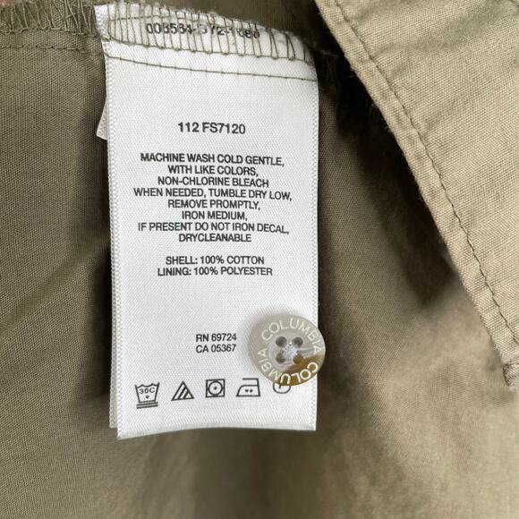 Columbia Sportswear Company PFG Khaki Beige Long Sleeve Button Up Men's Shirt 2X - Picture 12 of 16